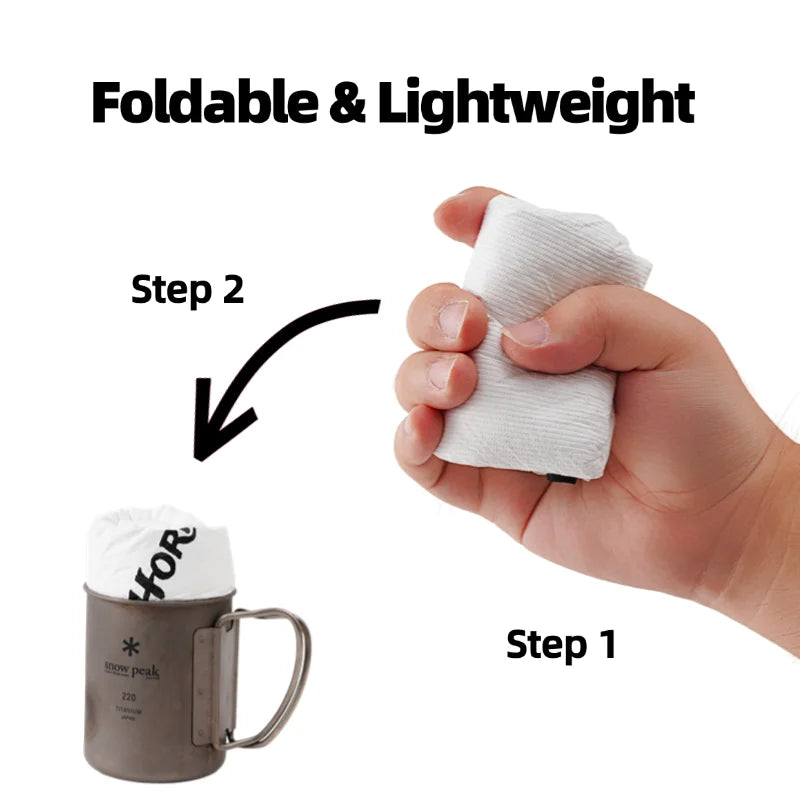 Outdoor Tyvek® Insulated Food Pouch – Ultralight Waterproof Meal Warmer Bag for Hiking, Camping & Backpacking