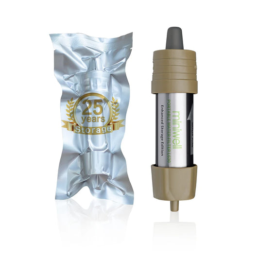 Miniwell Emergency Water Filter – Portable Survival Water Purification System