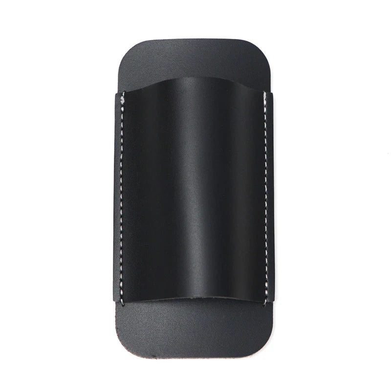 Genuine Leather EDC Folding Knife Sheath – Waist Carrier for Outdoor Survival