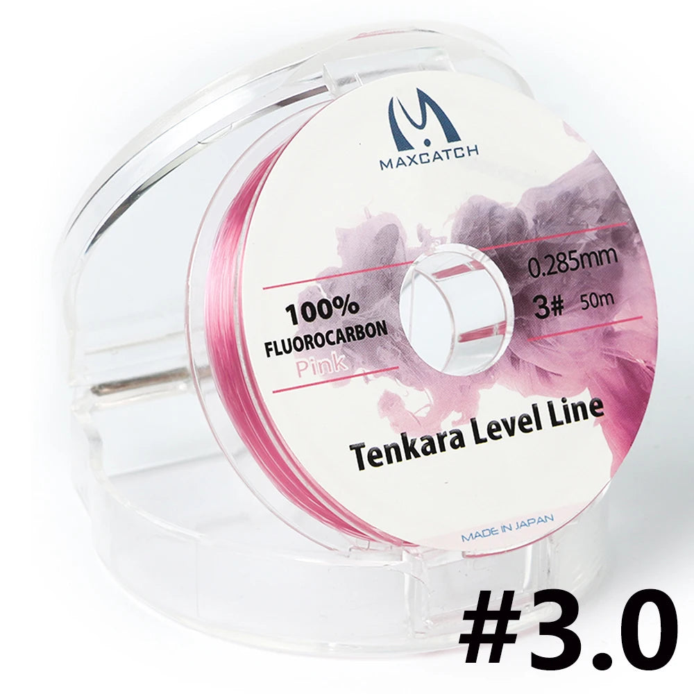 Maximumcatch Tenkara Level Line – 50M Fluorocarbon Fly Fishing Line
