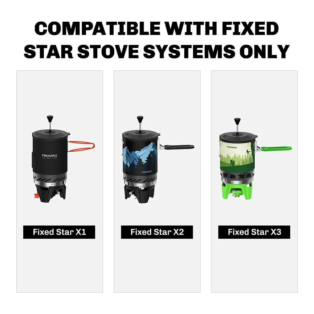 Fire Maple Star French Press Coffee Filter – Compatible with Star X1/X2/X3 Cooking Systems