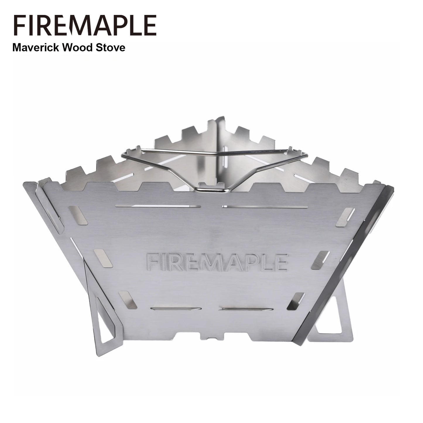 Fire Maple Stainless Steel Camping Wood Stove – Portable Folding Wood-Burning Stove for Backpacking, Hiking & Picnics