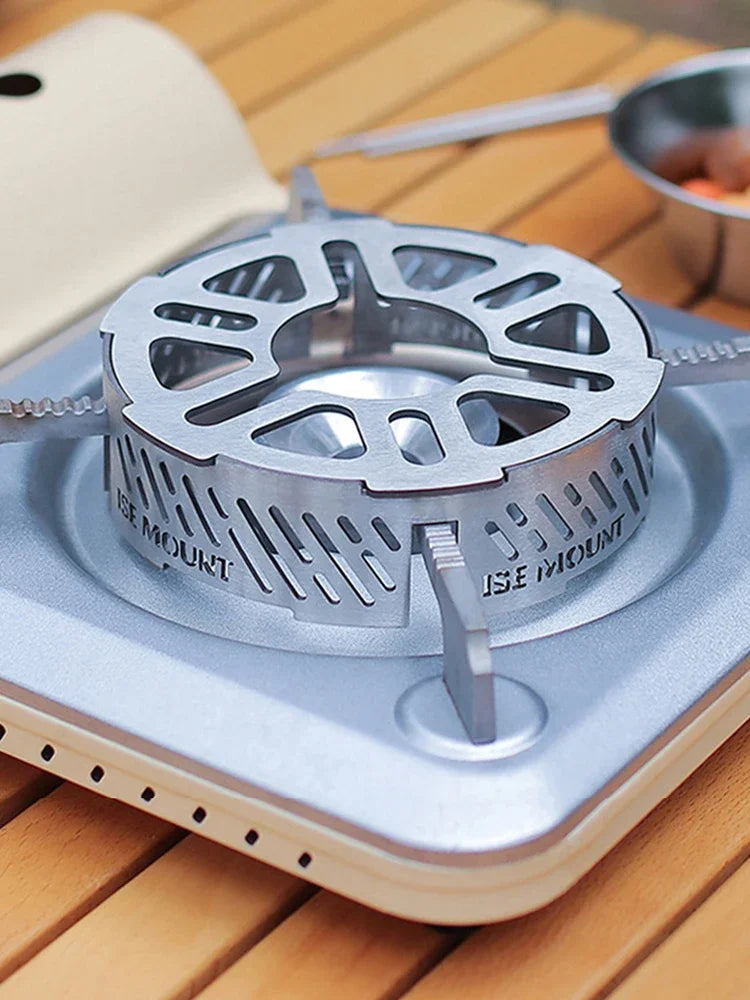 Outdoor Stove Wind Screen – Portable Windproof Ring for Camping