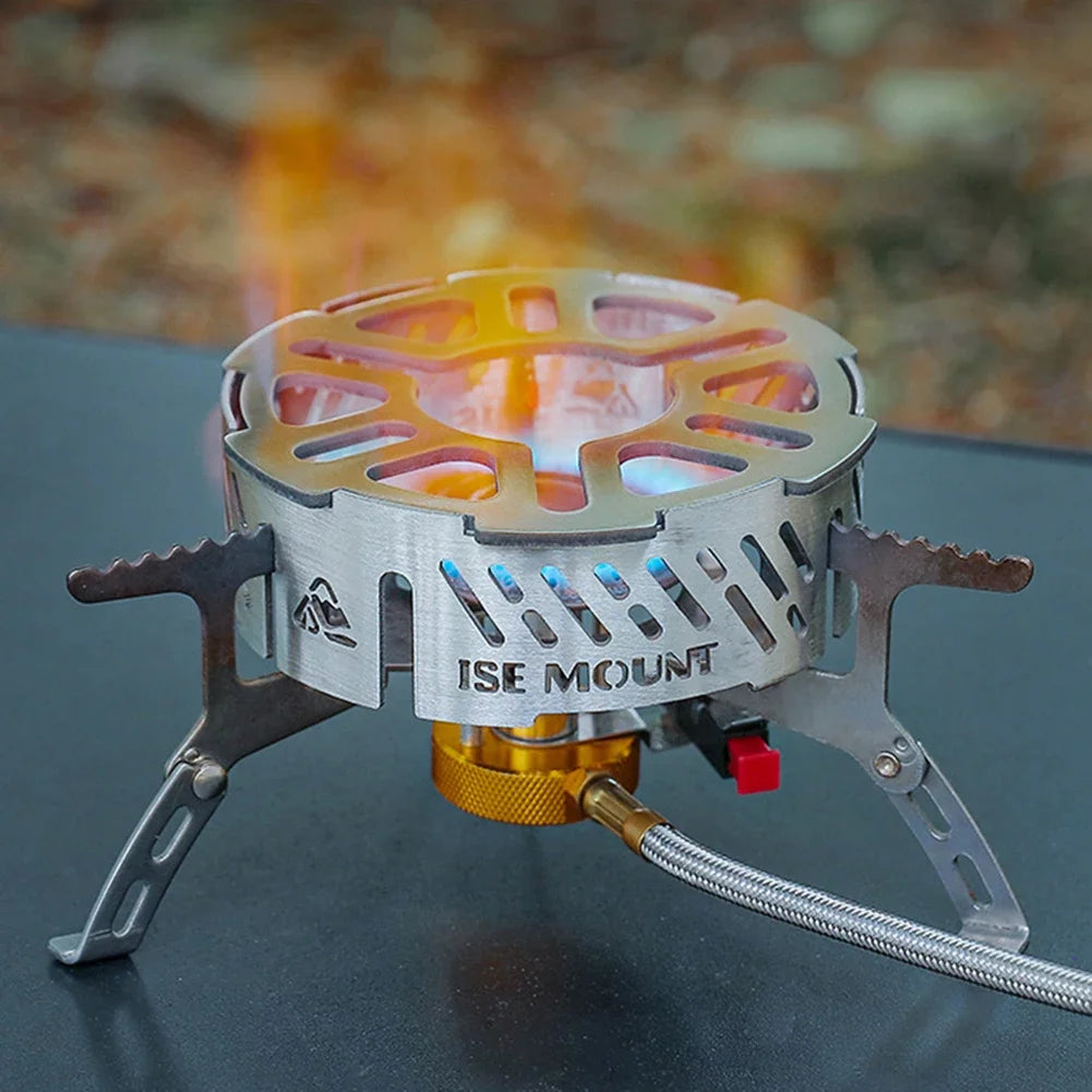 Outdoor Stove Wind Screen – Portable Windproof Ring for Camping