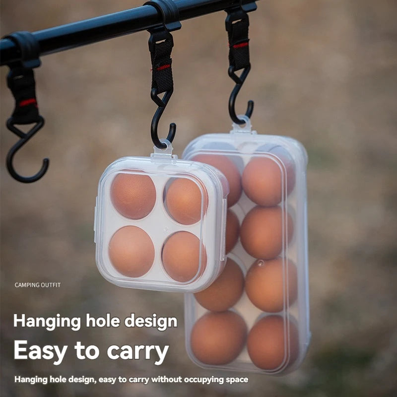 Outdoor Shockproof Egg Storage Box – Portable Camping Egg Tray for Safe Travel
