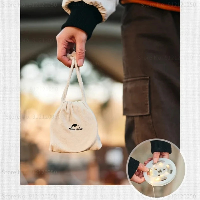 Naturehike Outdoor Ambient Light String – Portable Decorative LED Lamps for Camping