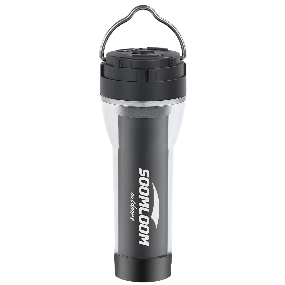 Soomloom 2-Way Camping Lantern – 5000mAh Rechargeable LED Light