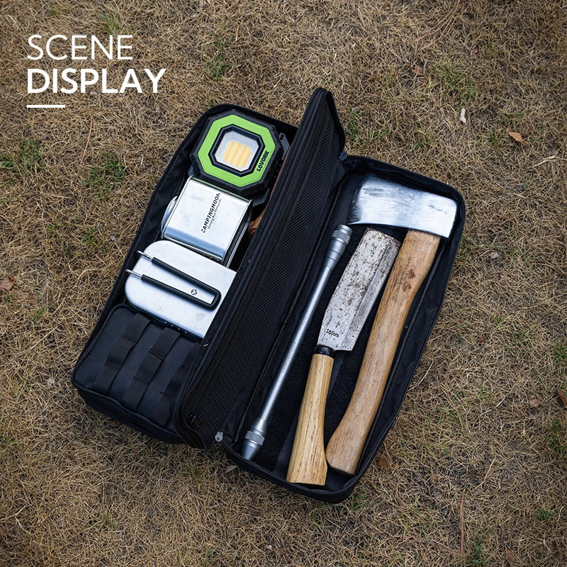 CAMPINGMOON BK-40 Black Waterproof Canvas Storage Bag