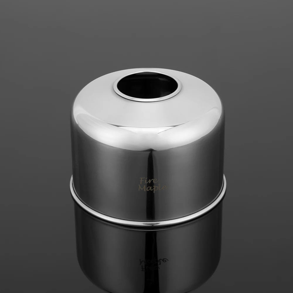Fire Maple Dome Gas Canister Protective Cover – 230g Stainless Steel Shield for Camping & Backpacking Fuel Canisters