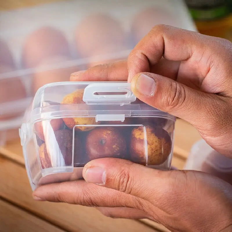 Outdoor Shockproof Egg Storage Box – Portable Camping Egg Tray for Safe Travel