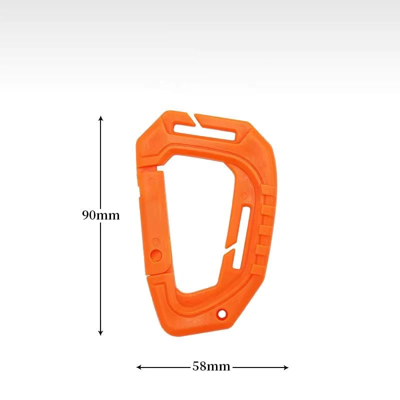 Tactical D-Ring Grimlock Carabiner Clip – Secure MOLLE Attachment for Military & Outdoor Gear