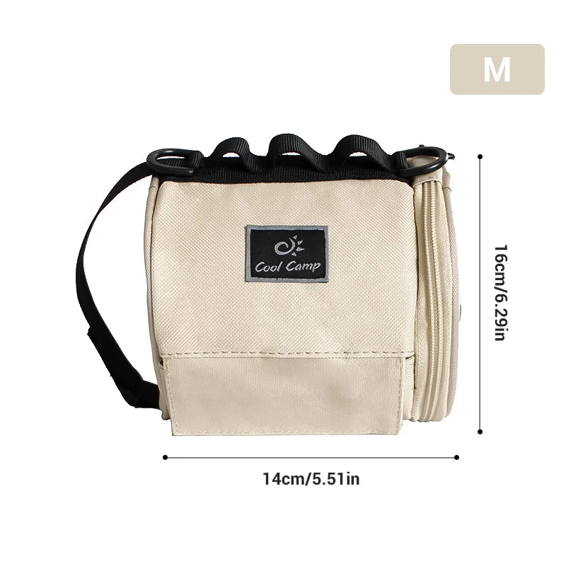 Outdoor Tissue / Toilet paper Case Portable Roll Paper Storage Bag with Hook for Hanging