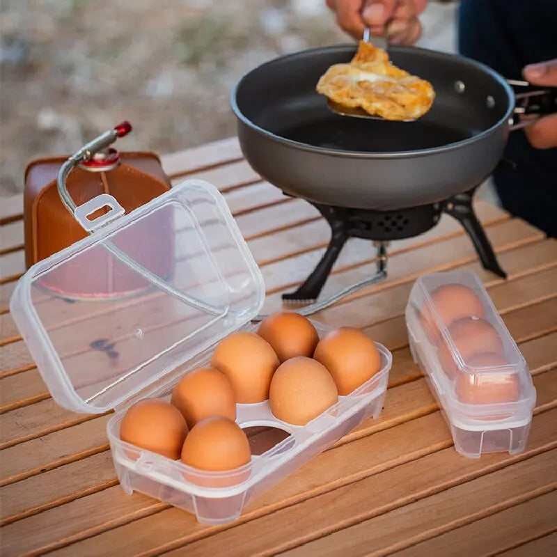 Outdoor Shockproof Egg Storage Box – Portable Camping Egg Tray for Safe Travel