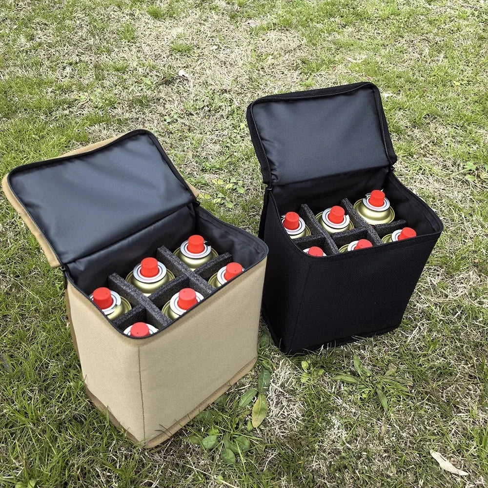 Camping Tanks Storage Bag – Portable Fuel Cylinder Protective Case & Camp Light Carrying Bag