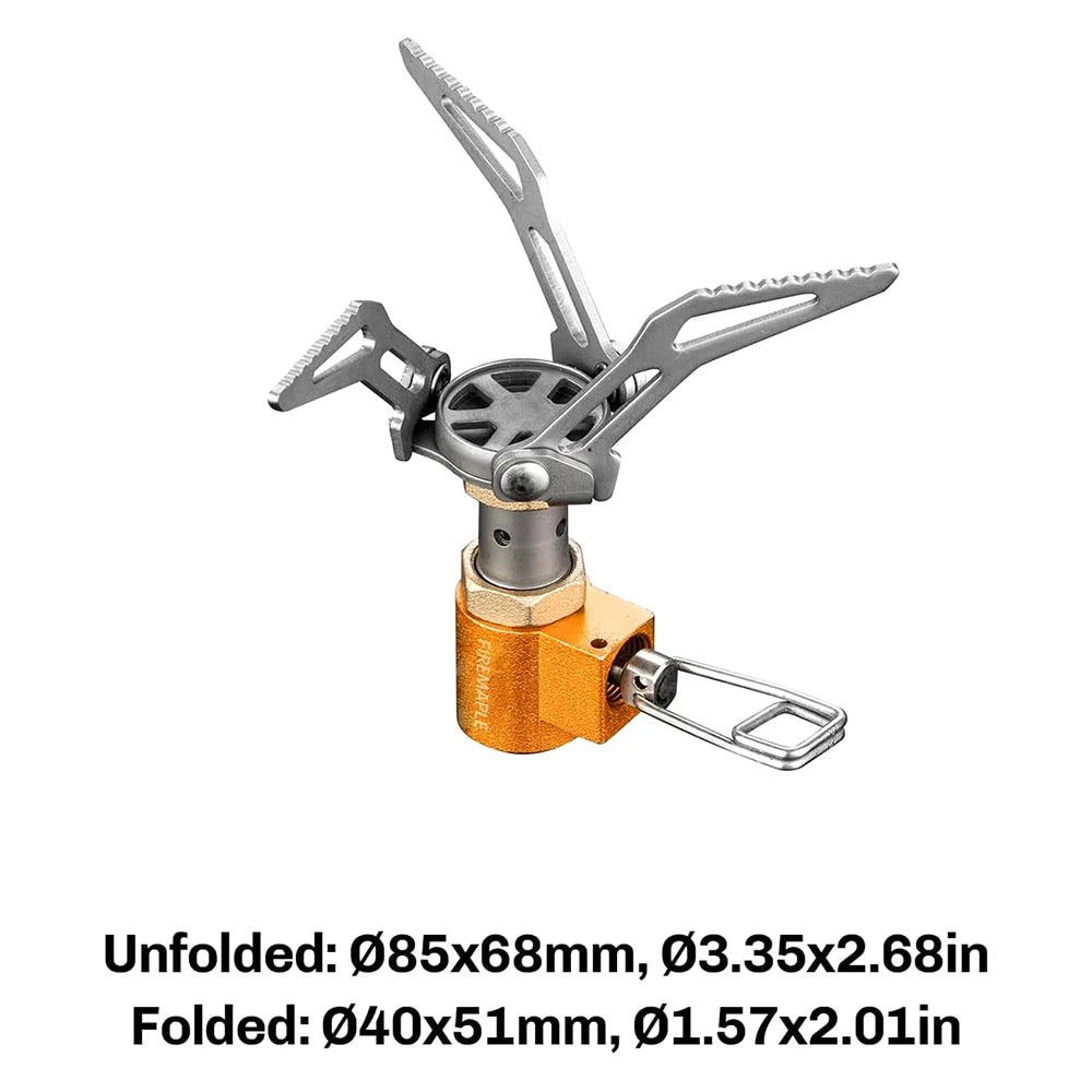 Fire Maple FMS-300T Ultralight Titanium Rocket Stove — Mini Burner, Mighty Flame
