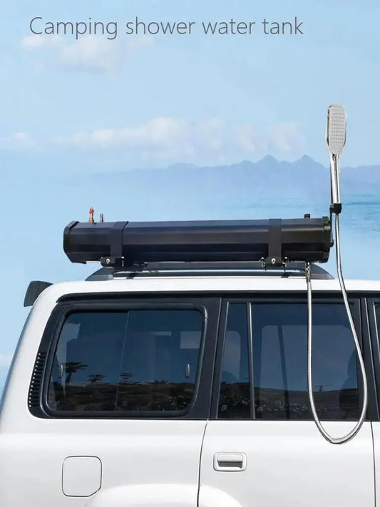 High quality car camping shower water tank, off-road car roof shower, camping outdoor mobile shower water tank