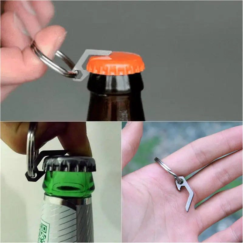EDC Mini Bottle Opener Keyring – Lightweight Utility Pocket Tool