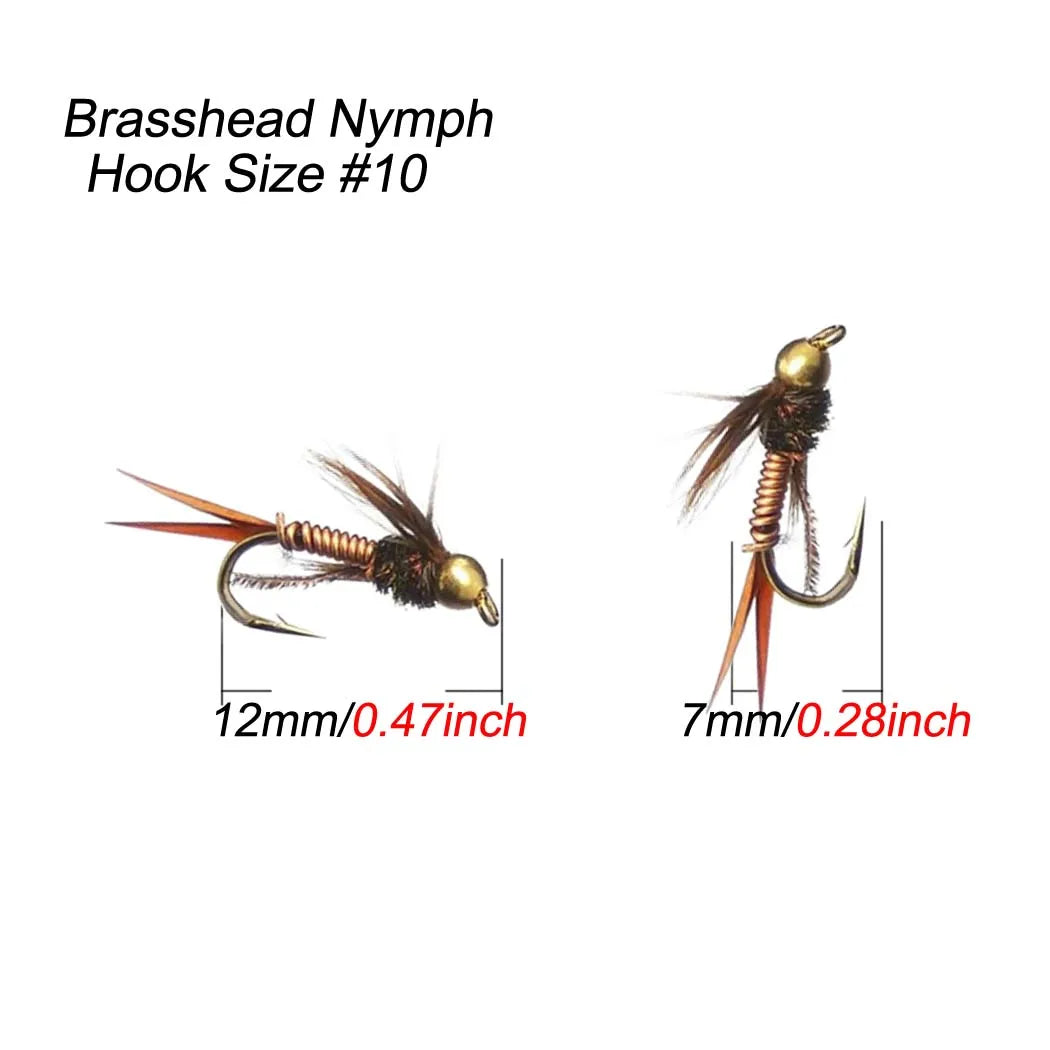 Fast Sinking Tungsten Bead Head Nymph – 6/12/24 Pcs Box