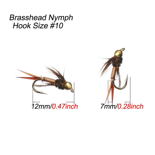 Fast Sinking Tungsten Bead Head Nymph – 6/12/24 Pcs Box