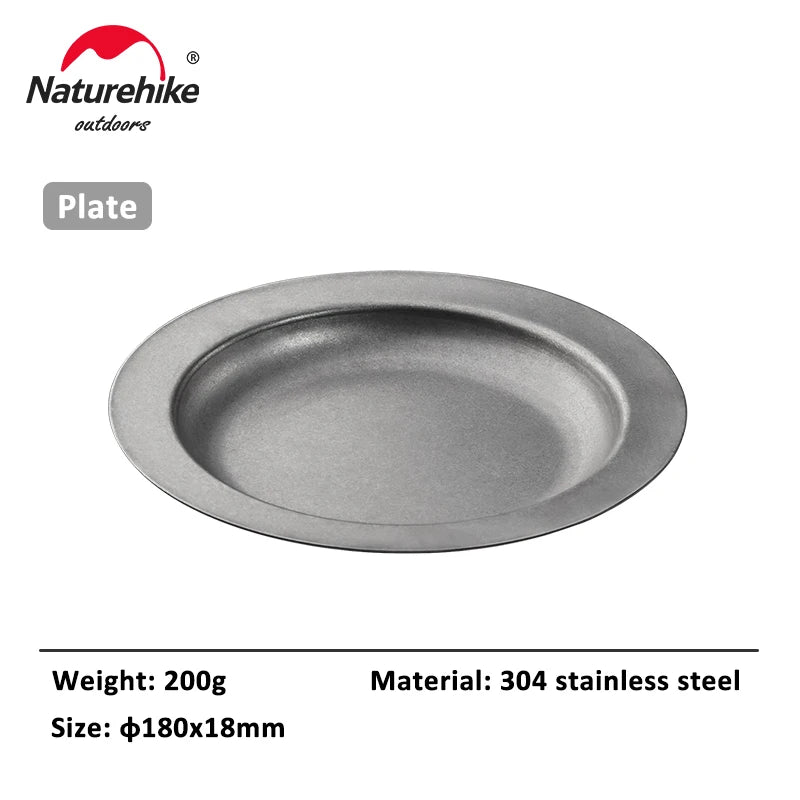 Naturehike Outdoor Stainless Steel Tableware