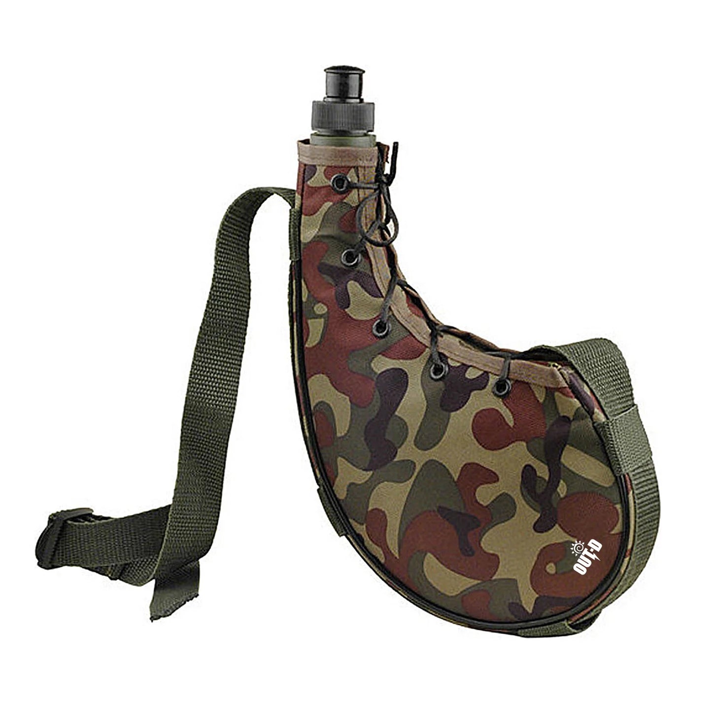 Outdoor Water Bottle – 800ml Sports Kettle with Shoulder Strap