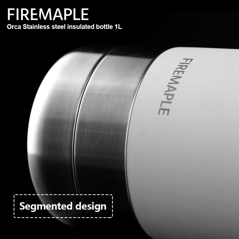 Fire Maple Orca 304 Stainless Steel Insulated Bottle – 1000ML Large Capacity Thermos for Camping & Outdoor Use