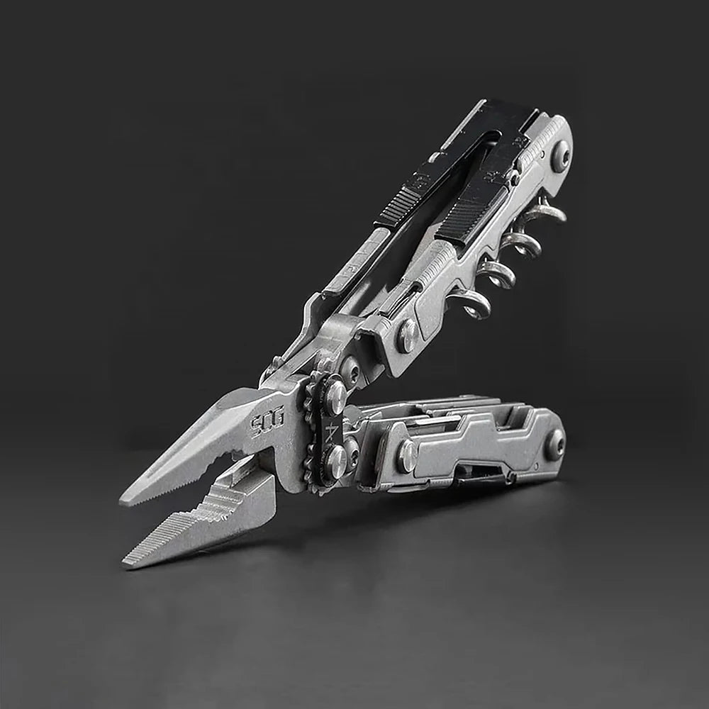 SOG PowerLitre 19-in-1 Mini Multi-Tool – Compact EDC for Outdoor Survival