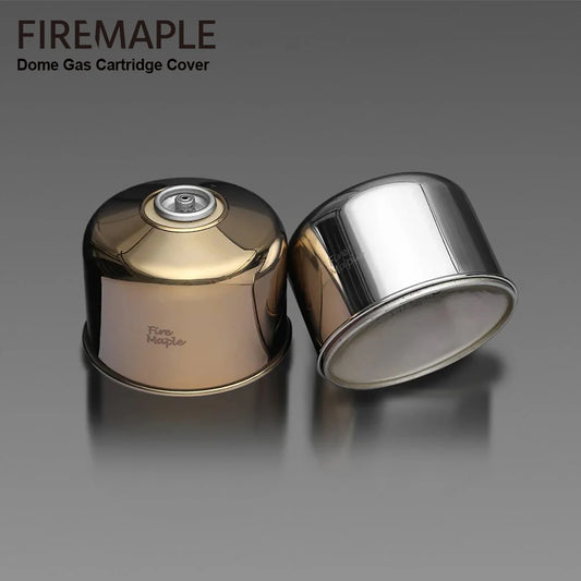 Fire Maple Dome Gas Canister Protective Cover – 230g Stainless Steel Shield for Camping & Backpacking Fuel Canisters