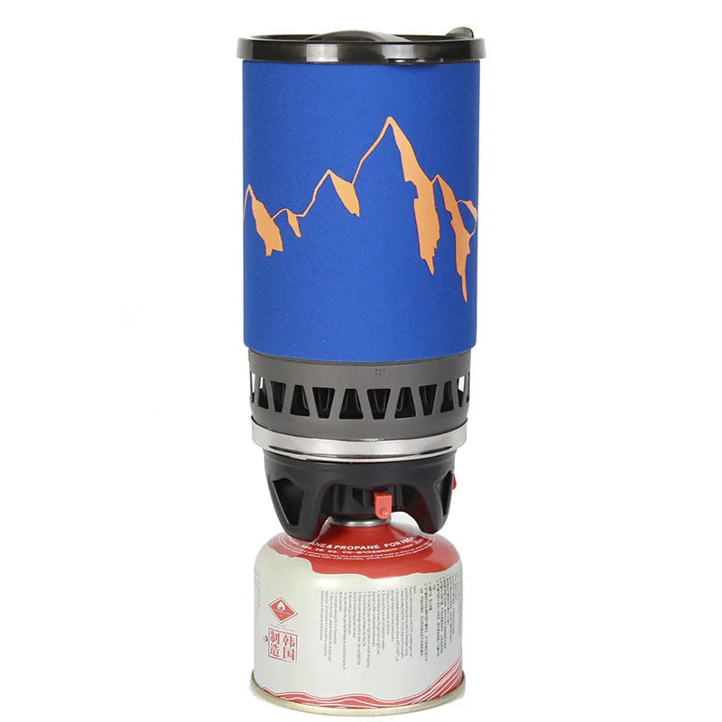 Outdoor Gas Stove Cooking System Set – 1400ml Energy-Saving Design