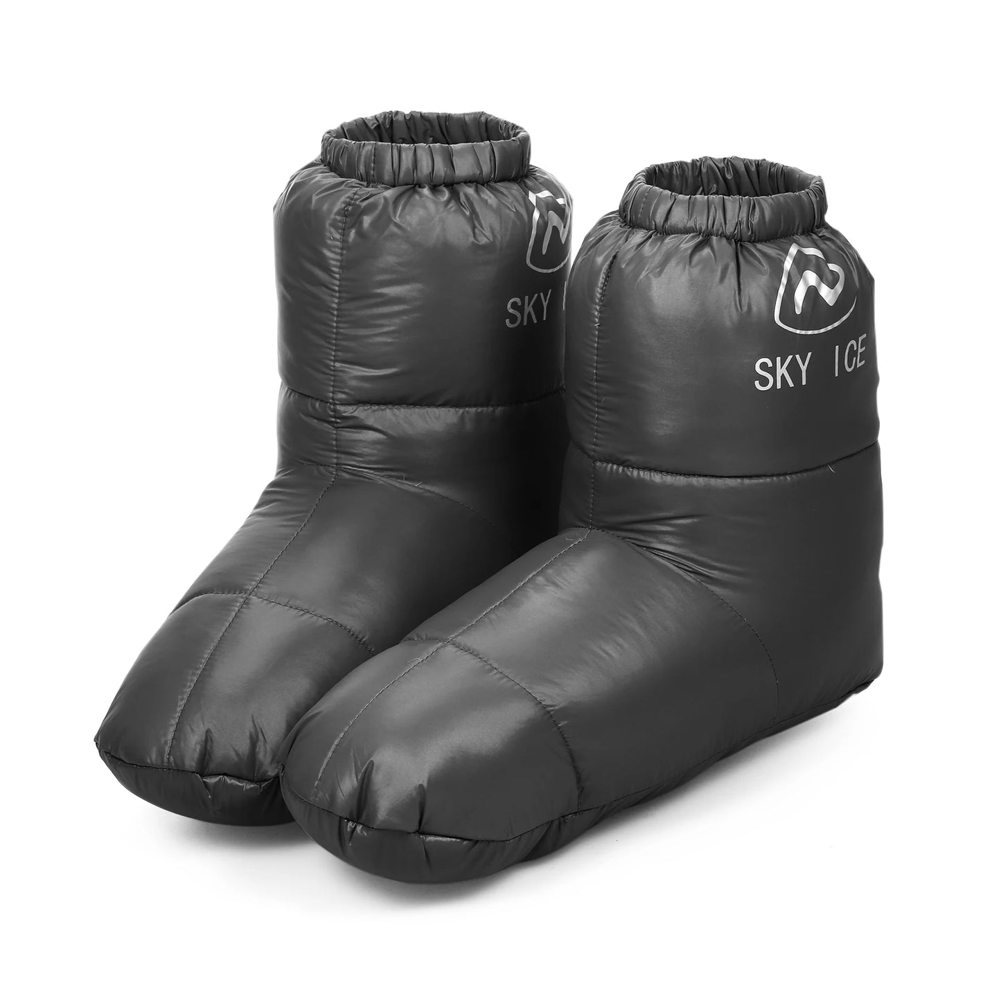 Winter Warm Duck Down Slippers Boots – Home & Outdoor Camping Footwear for Men & Women