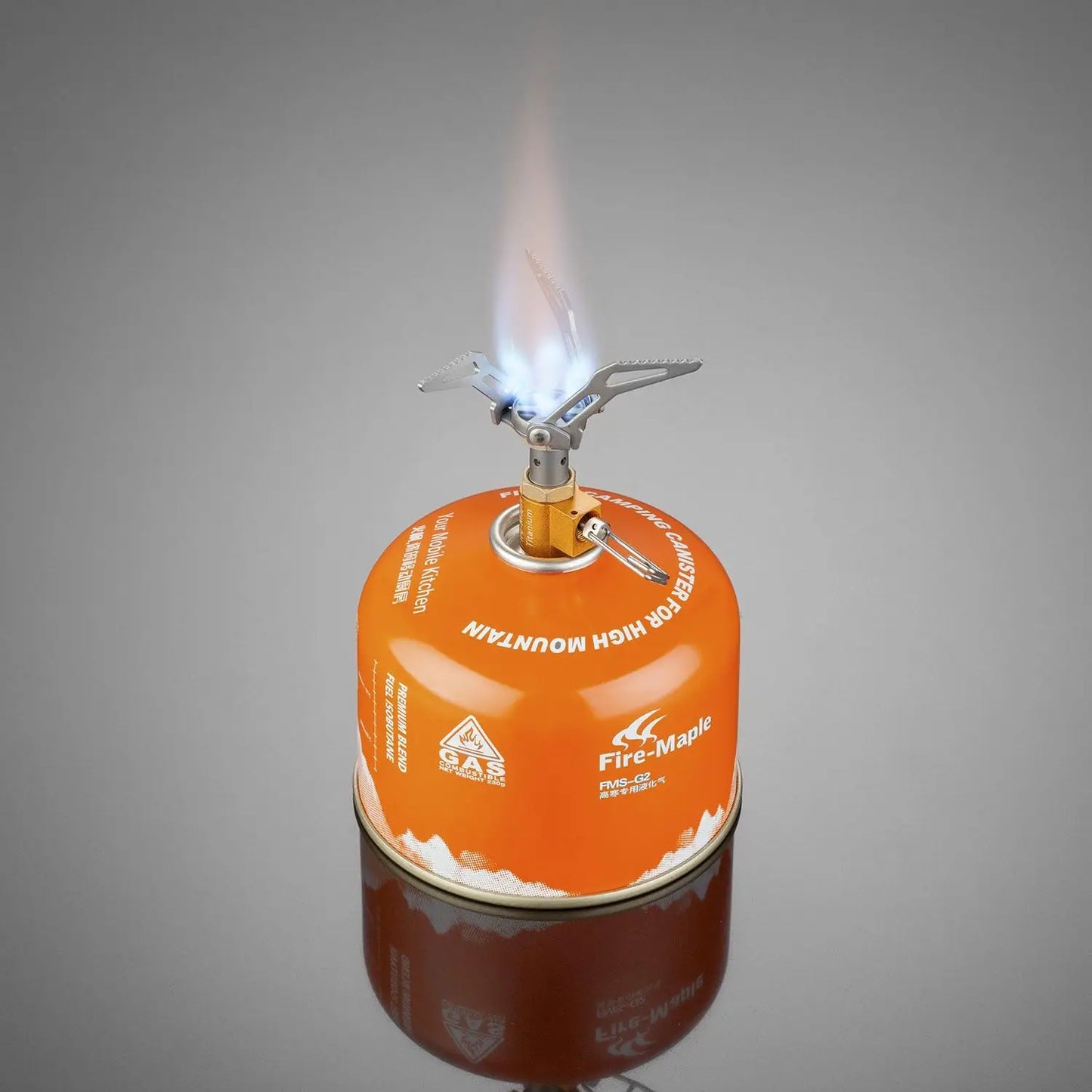 Fire Maple FMS-300T Ultralight Titanium Rocket Stove — Mini Burner, Mighty Flame