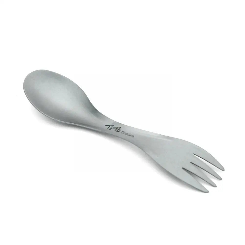 Titanium Spork Spoon – Ultralight 2-in-1 Cookware for Outdoor Adventure