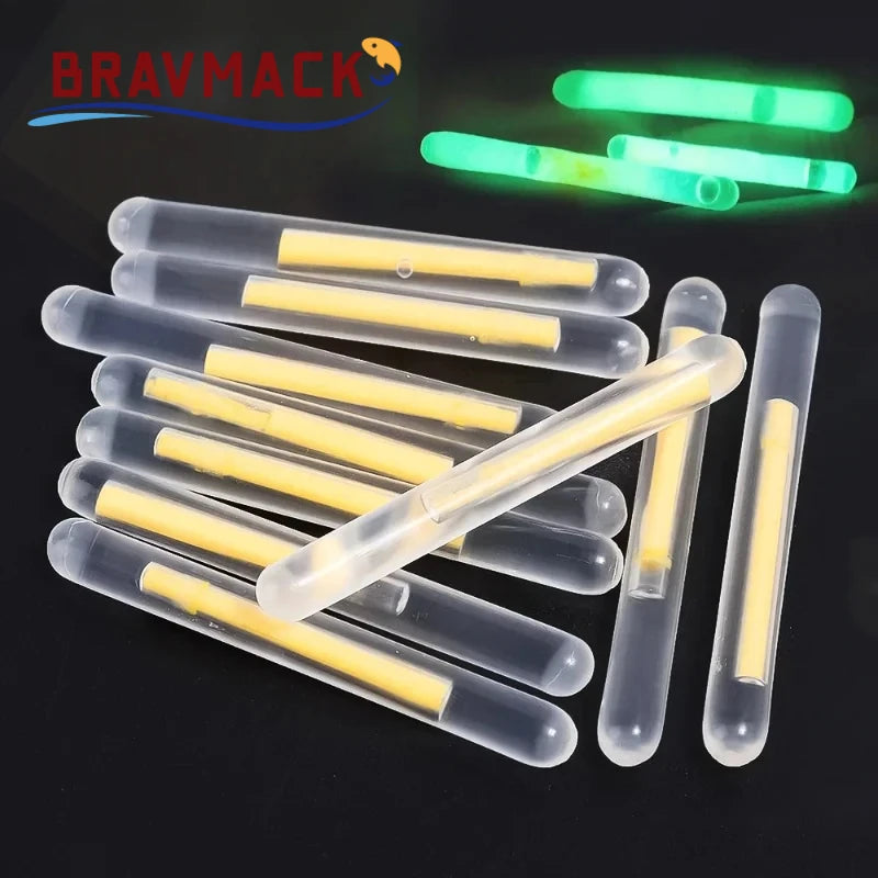 BRAVMACK Fluorescent Fishing Rod Lights – 50/100PCS
