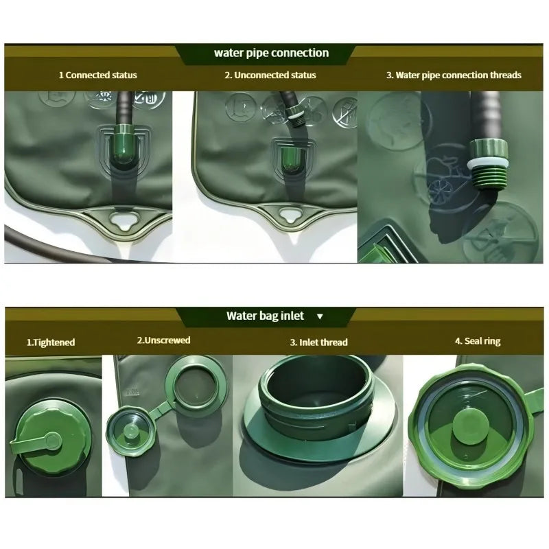 Water Bladder Hydration Backpack – 2L Large Capacity EVA Reservoir for Outdoor Adventures