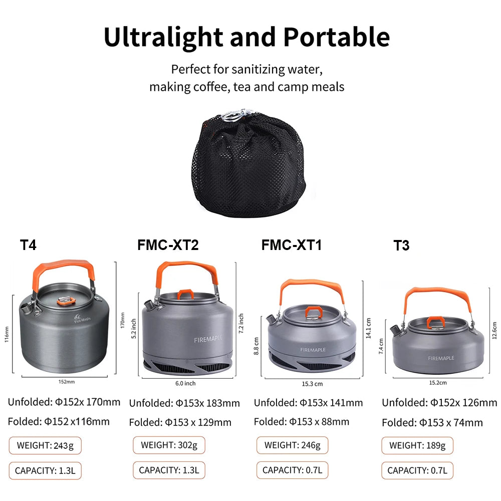 Fire Maple FMC-XT2 Hiking Teapot – Lightweight Camping Kettle