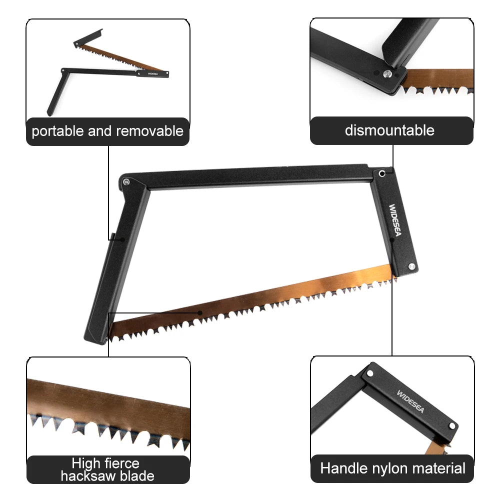 Widesea Folding Saw - Cut through the wilderness with confidence.