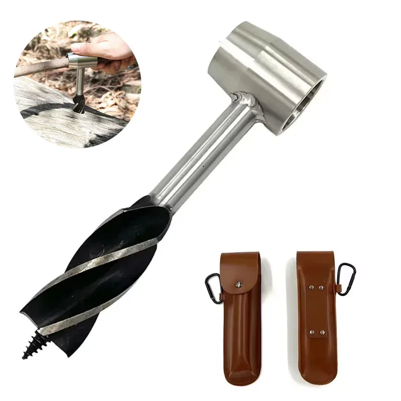 Auger Wrench Outdoor Survival Hand Drill – Essential Bushcraft Tool