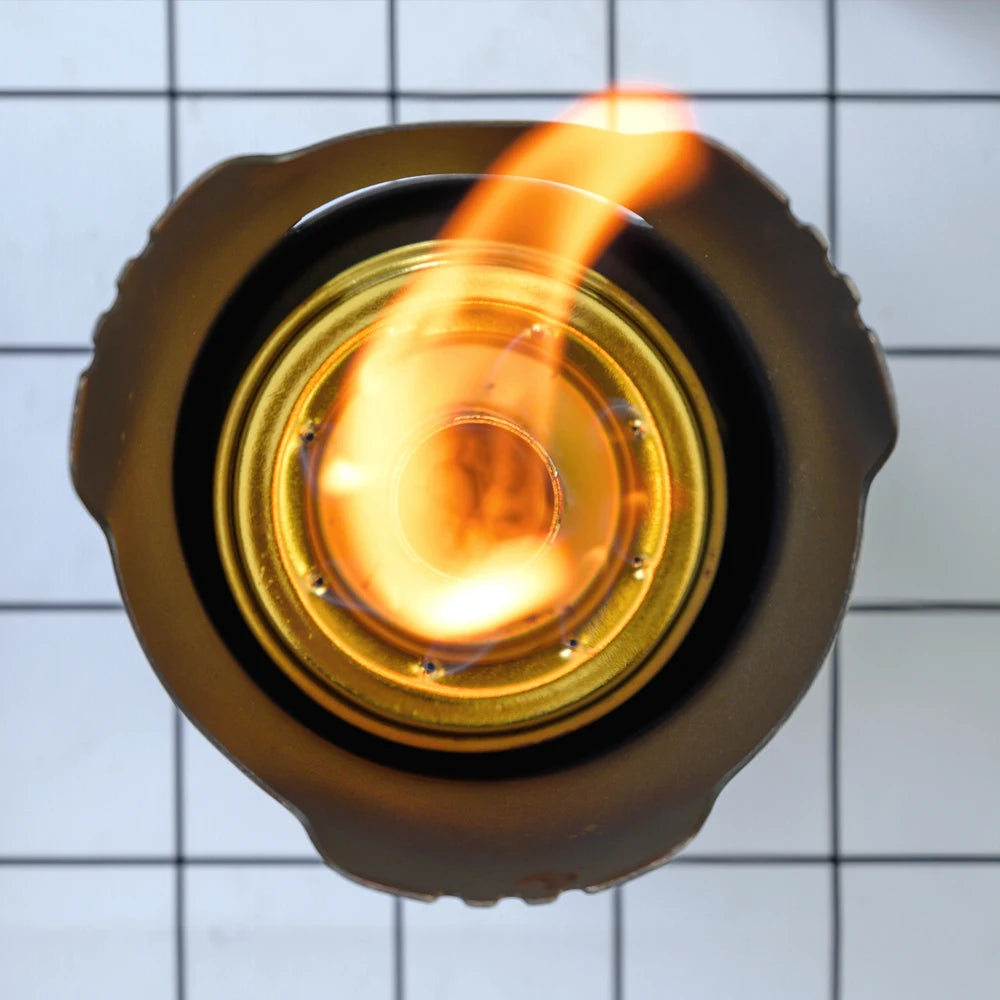 FireMaple Volcano Liquid Alcohol Stove -Portable Lightweight Alcohol Burner for Camping, Hiking & Outdoor Adventures
