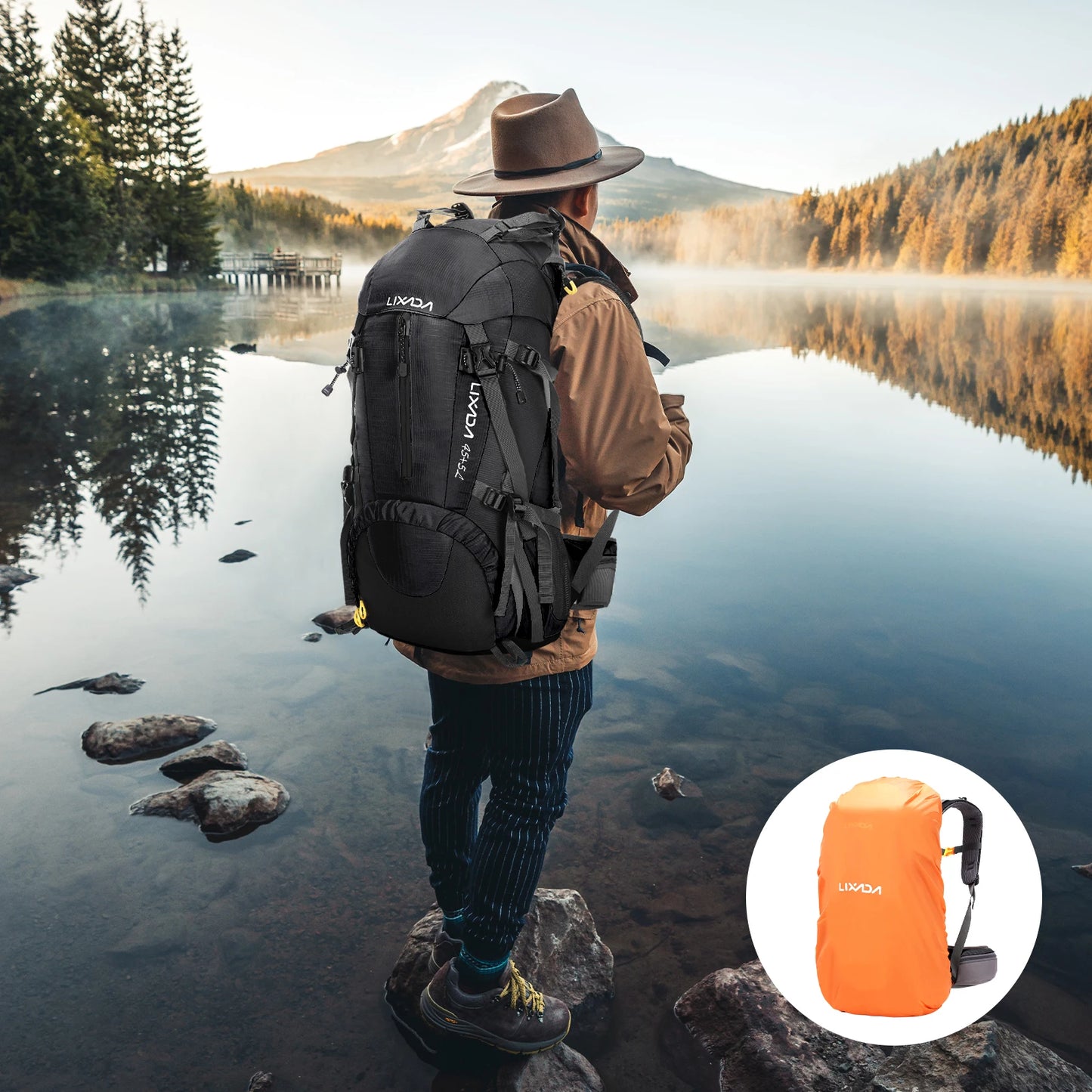 Lixada 50L Outdoor Sport & Travel Backpack