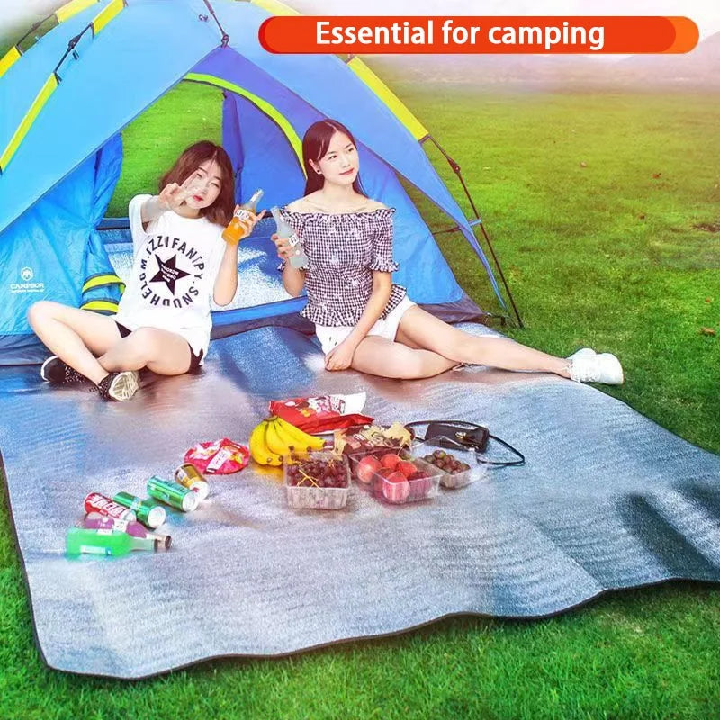 Aluminum Foil Moisture‑Proof Outdoor Pad Waterproof • Lightweight • Portable • Multi‑Purpose Camping Mat