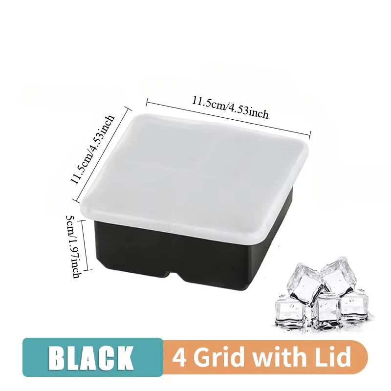 Silicone Ice Cube Molds ‑Grid Spherical Ice Makers