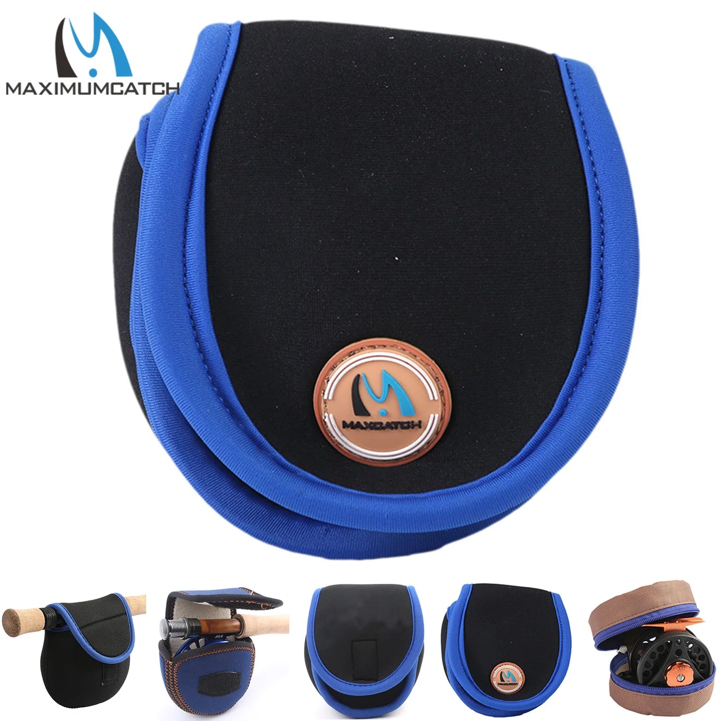 Maximumcatch Neoprene Fly Reel Bag – Protective Pouch for 3–8WT Fly Reels