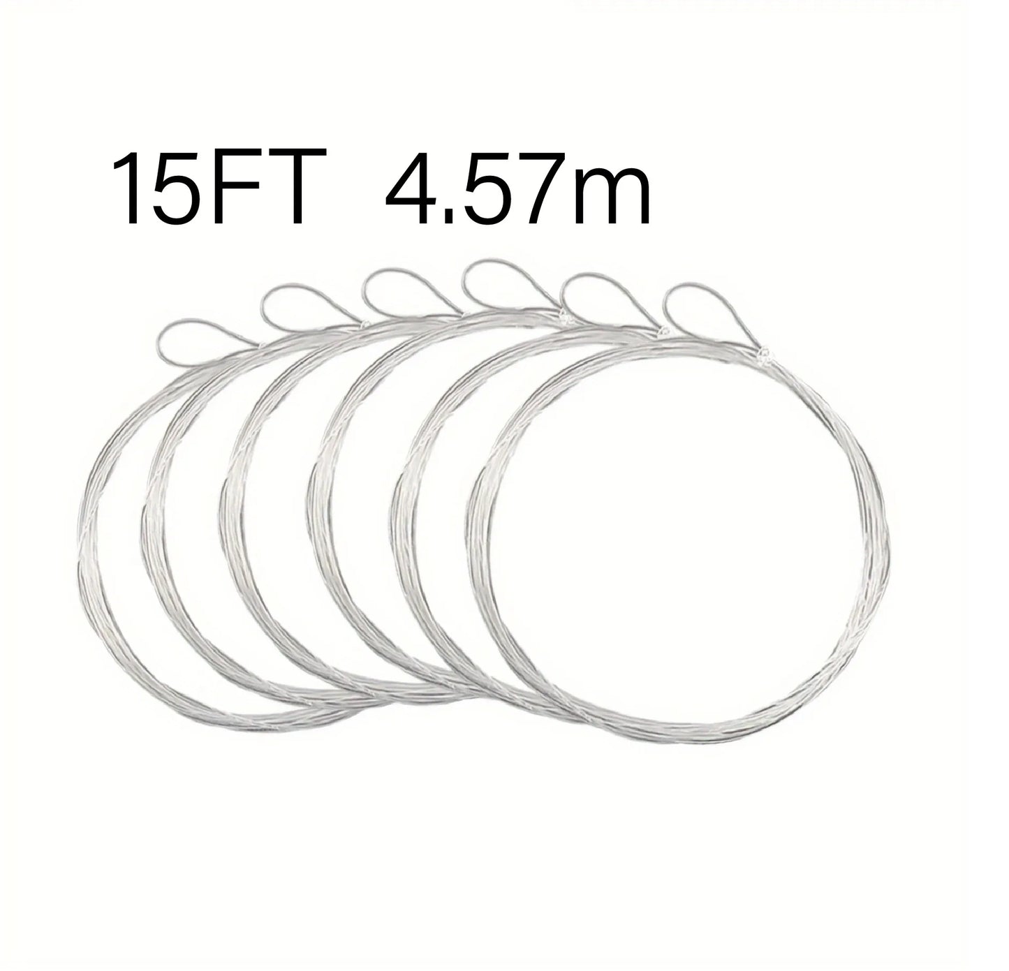 Aventik Pre-Tied Loop Clear Tapered Fly Fishing Leader – 6-Pack