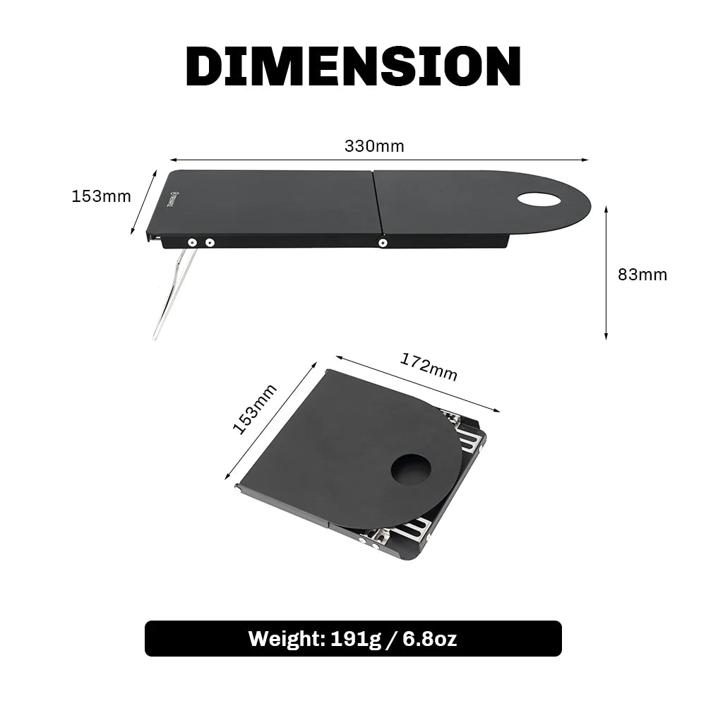 Fire Maple Petrel Ultralight Camping and Backpacking Table – Featherweight Functionality for Solo Adventures