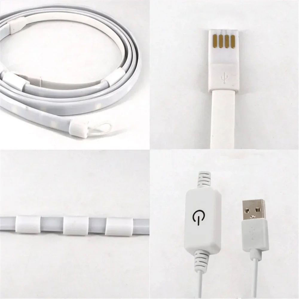 Tent LED Light Strip – Waterproof Warm White Flexible Neon Ribbon for Camping