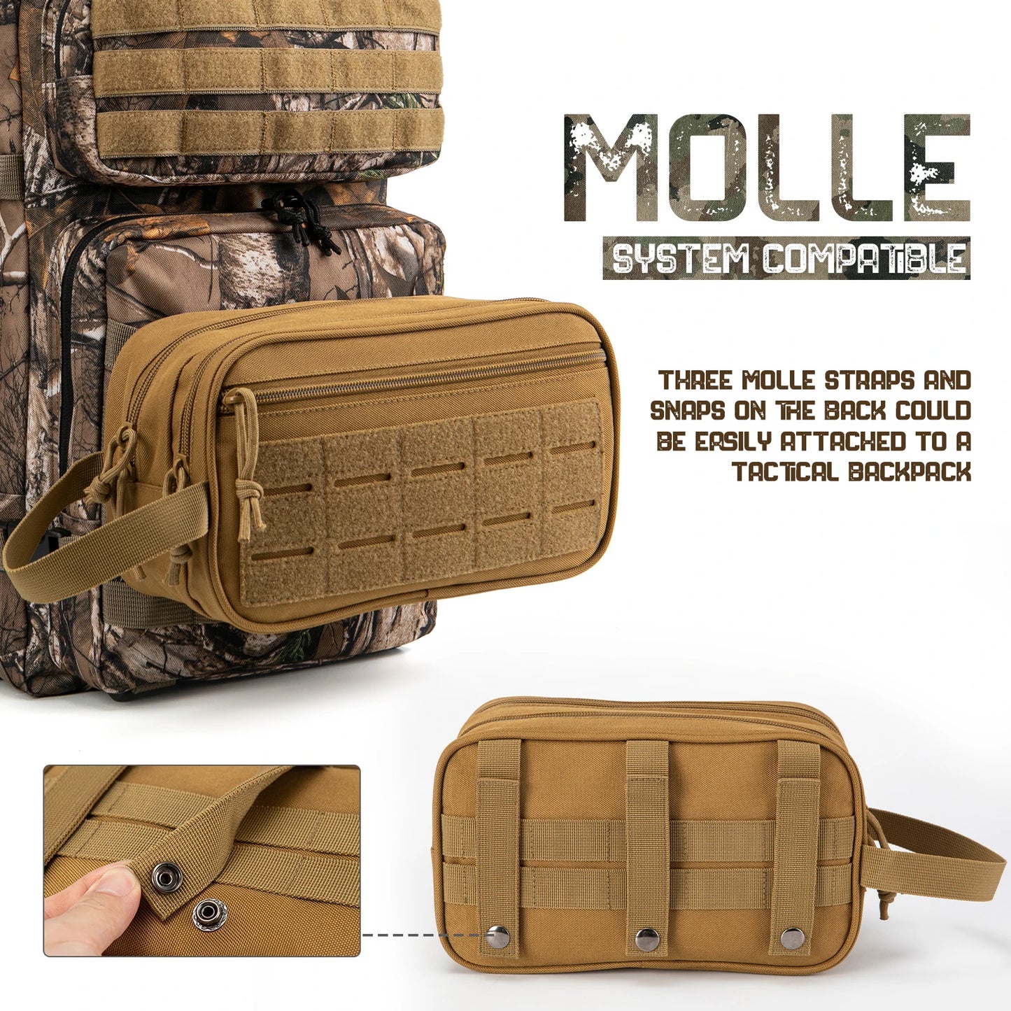 Tactical Toiletry Bag – Rugged Hygiene Kit for Travel & Outdoor Adventures