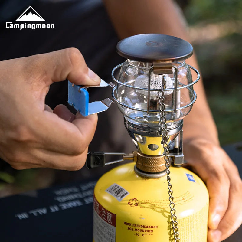 CAMPINGMOON T-4-XZ Stainless Steel Mosquito Repellent – Gas Lamp Attachment for Outdoor Use