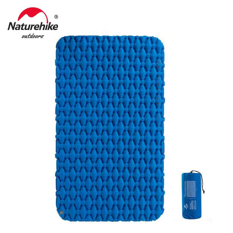 Naturehike Ultralight Double Air Mattress – Inflatable Folding Sleeping Pad for Camping, Hiking
