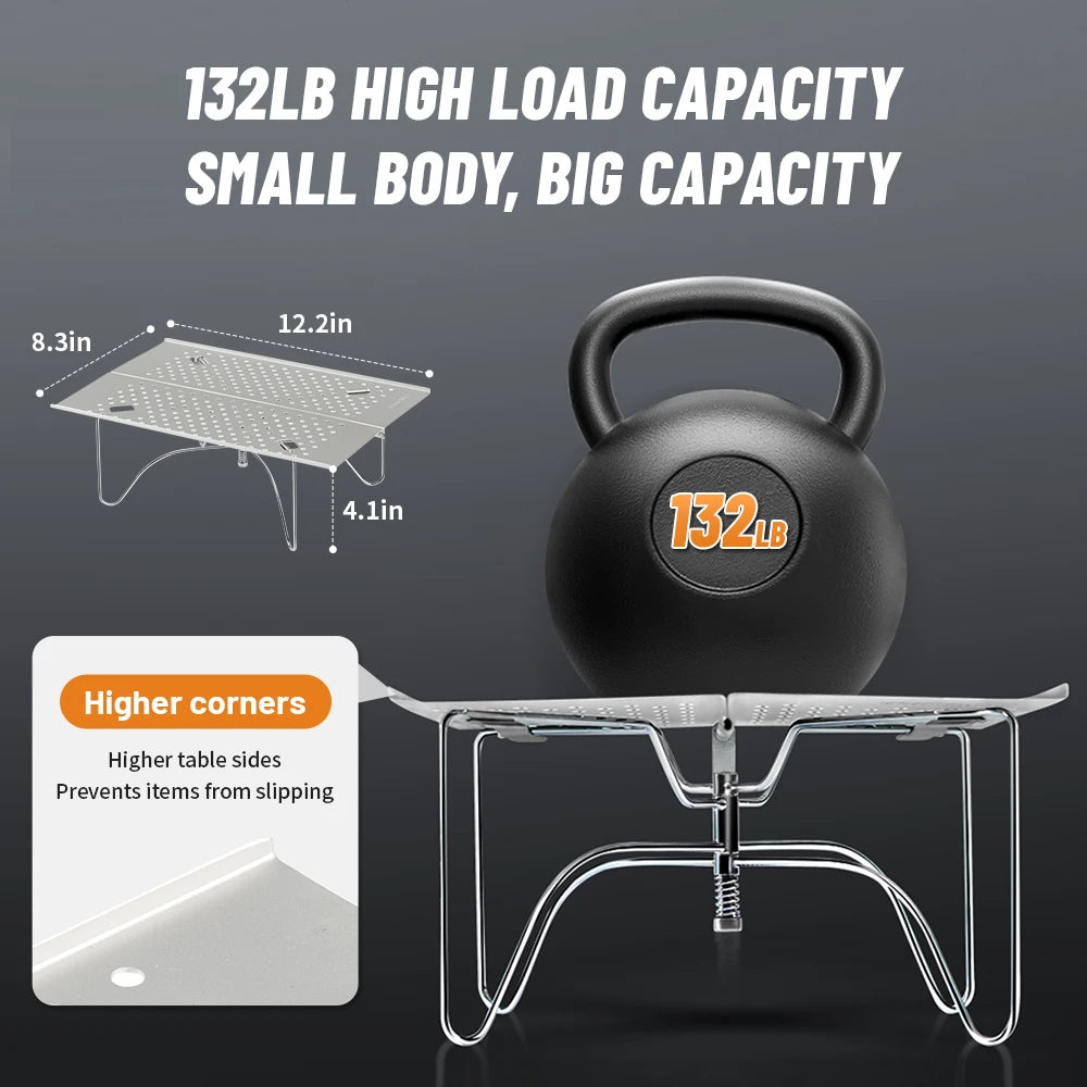 Naturehike X01 Folding Table – Ultralight Aluminum Alloy Portable Table for Camping, Hiking