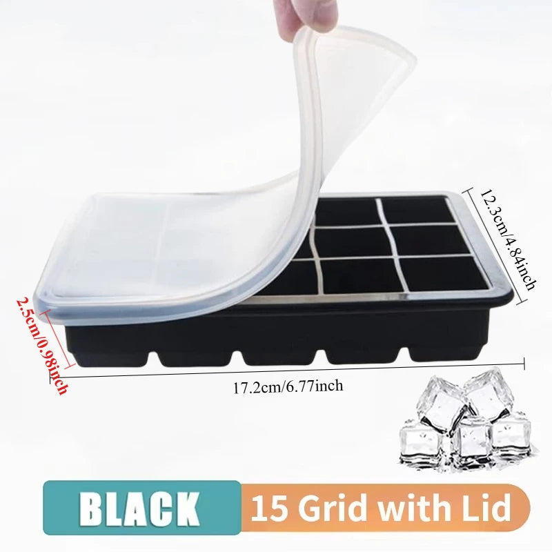 Silicone Ice Cube Molds ‑Grid Spherical Ice Makers